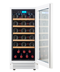 Винный шкаф CellarPrivate встраиваемый, однокамерный на 32 бутылки белый, скрытая ручка CP032-1TWH, фото 12