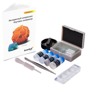 Набор микроскоп Levenhuk LabZZ M101 Orange\Апельсин + предметные стекла 76х25 мм (50шт), фото 9