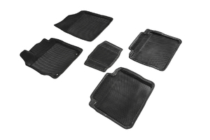 Коврики EVA 3D соты для Toyota Camry VII 2012-2018 (черные, 95207)