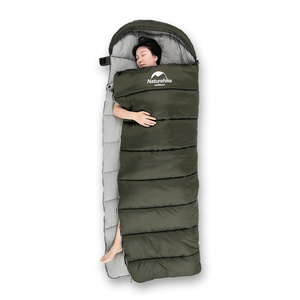 Спальный мешок Naturehike U Series Двойной хлопок осень-зима зелёный U150, 6927595764398, фото 3