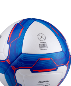 Мяч футбольный Jögel Primero №5, белый/синий/красный, фото 6
