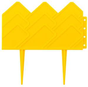 Декоративный бордюр GRINDA 14х310 см, для клумб, желтый 422221-Y, фото 1