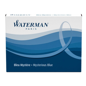 Waterman Чернила (картридж), синий, 8 шт в упаковке