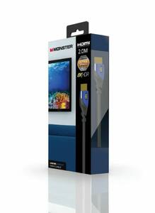 HDMI Кабель, Monster Cable Essentials,  8К, UHS, Cobalt, 2m, фото 5