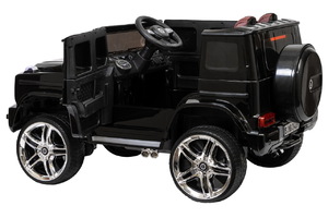 Детский автомобиль Toyland Mercedes-Benz  G63  (высокая дверь) 4x4 чёрный, фото 4
