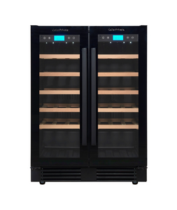 Винный шкаф CellarPrivate встраиваемый, двухзонный на 42 бутылки черный CP042-2TB, фото 8