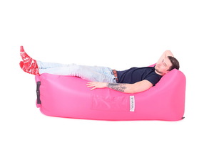 Надувной диван БИВАН 2.0, цвет розовый, фото 2