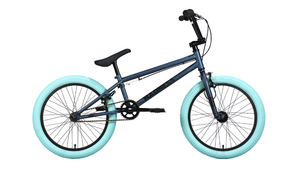 Велосипед Stark'22 Madness BMX 1 темно-синий/черный/голубой, фото 1