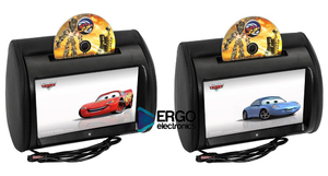 Комплект автомобильных DVD подголовников 9"  ERGO ER901HD, фото 1