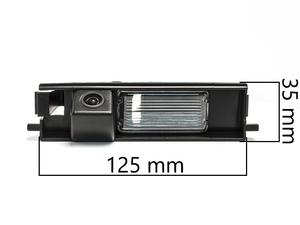 CCD штатная камера заднего вида с динамической разметкой AVEL Electronics AVS326CPR (#098) для TOYOTA RAV4 / CHERY TIGGO, фото 2