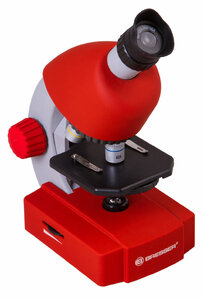 Микроскоп Bresser Junior 40x-640x, красный, фото 4