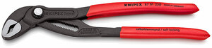 COBRA Клещи переставные, зев 50 мм, длина 250 мм, фосфатированные, обливные ручки KNIPEX KN-8701250