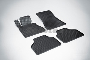 Резиновые коврики Сетка Seintex для BMW 7-Ser E-65 2001-2008 (00981)