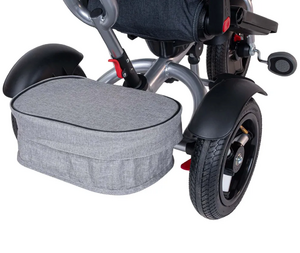 Велосипед коляска трехколесный с ручкой, Tech Team Luxury music серый 2026, фото 6