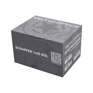 Коллиматор Vector Optics Scrapper 1x25 Solar, MRS красная, фото 10