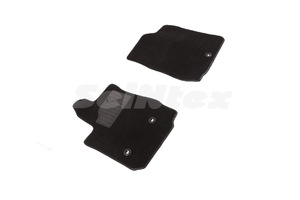 Ворсовые LUX коврики в салон Seintex для Toyota Alphard III 2015-н.в. (черные, 89600)