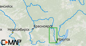 Карта C-MAP RS-N504 - Иркутск-Братск, фото 1