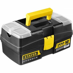 Пластиковый ящик для инструментов STAYER VEGA-12 290 x 170 x 140 мм (12")  38105-13, фото 1