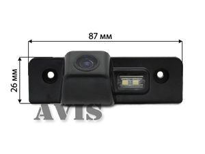 CCD штатная камера заднего вида AVEL AVS321CPR для SKODA OCTAVIA II (2004-...) / ROOMSTER (#074), фото 2