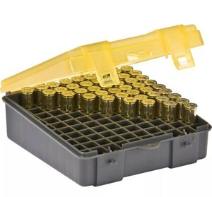 Коробка на 100 патронов PLANO 1225-00 калибра .357 Magnum, .38 Special, .38 S&W, фото 1