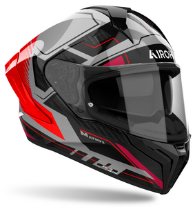 Шлем Airoh MATRYX ROCKET Red Fluo Gloss XXL (глянцевый), фото 2