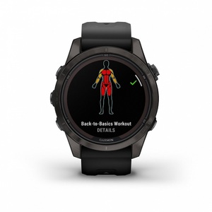 Часы Garmin fenix 7S Pro Saph Solar, Carbon Gray Ti w/Black Band (010-02776-11G) (010-02776-54), фото 11