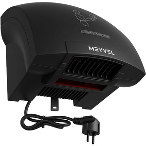 Сушилка для рук Meyvel MH1-1800P1 (Чёрный), фото 3