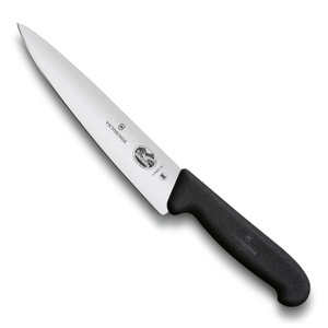 Нож Victorinox разделочный, лезвие 19 см, черный