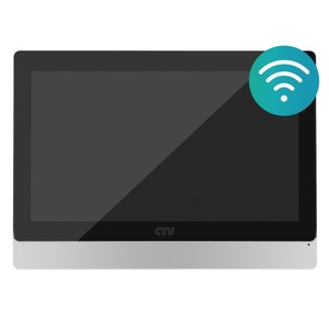 Монитор видеодомофона черный CTV-M5902 с Wi-Fi