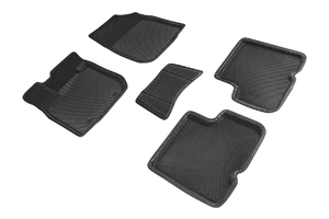Коврики EVA 3D соты для Lada Largus 2012-н.в. / Logan 2004-2014 (черные, 95244)
