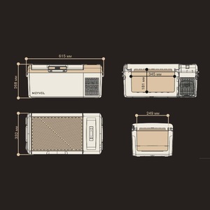 Автохолодильник Meyvel AF-M15 (Black), фото 4