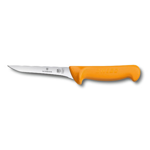 Нож Victorinox обвалочный, лезвие 13 см узкое, жёлтый, фото 2