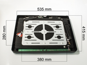 Потолочный автомобильный монитор 20,1" с HDMI и встроенным медиаплеером AVEL Electronics AVS2020MPP (черный), фото 2