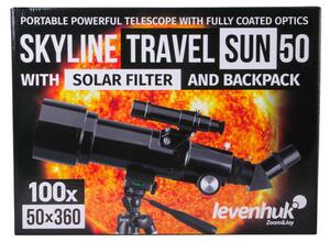 Телескоп Levenhuk Skyline Travel Sun 50, фото 15