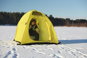 Палатка рыболовная зимняя Holiday EASY ICE 150х150 жел., фото 3