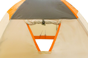 Палатка для зимней рыбалки Митек Омуль-2 (оранжевый/хаки-бежевый), фото 3