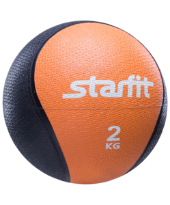 Медбол Starfit GB-702, 2 кг, оранжевый, фото 1