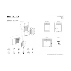 Винный шкаф Dunavox DAVG-32.80DB.TO, фото 7
