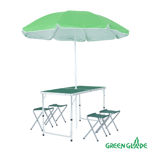 Набор мебели для пикника Green Glade M790-3 (зелёный), фото 26