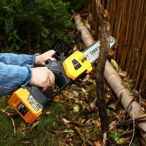 Пила цепная аккумуляторная бесщеточная DEKO DKCHS 20, 12", 20В, 2x4.0Ач, з/у, фото 6