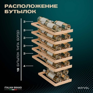Винный шкаф Meyvel MV19BIG-KBT1, фото 10