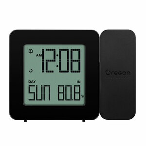 Часы проекционные Oregon Scientific RM338PX, с термометром, черные, фото 2