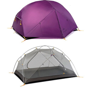 Палатка Naturehike Mongar NH17T007-M 20D двухместная сверхлегкая, фиолетовая, фото 2