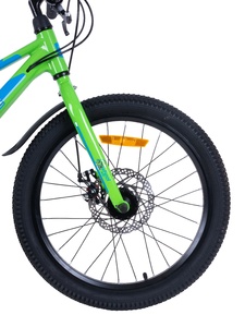 Велосипед детский Tech Team Forca 20" green/blue 2024 (магниевый сплав), фото 4