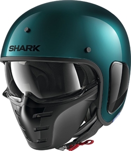 Шлем Shark S-DRAK FIBER BLANK METAL Green S