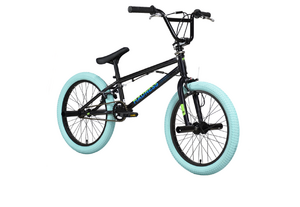 Велосипед Stark'22 Madness BMX 2 черный/зеленый/голубой, фото 2