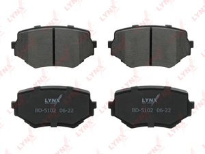 Колодки тормозные передние LYNXauto BD-5102. Для SUZUKI Сузуки Grand Vitara I 98>/Vitara >99, фото 2