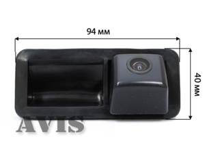 CCD штатная камера заднего вида с динамической разметкой AVEL Electronics AVS326CPR (#013) для FORD C-MAX / FIESTA VI / FOCUS II / KUGA / S-MAX, интегрированная с ручкой багажника, фото 2