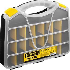 Пластиковый ящик для инструментов  STAYER SPACE-13 320 х 260 х 50 мм (12.5") 38038-13, фото 1