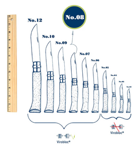 Нож Opinel №8 Animalia, нержавеющая сталь, рукоять дуб, гравировка лось, фото 4